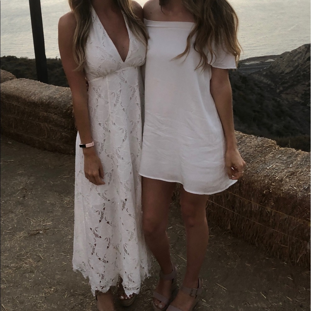 Mini white dress!